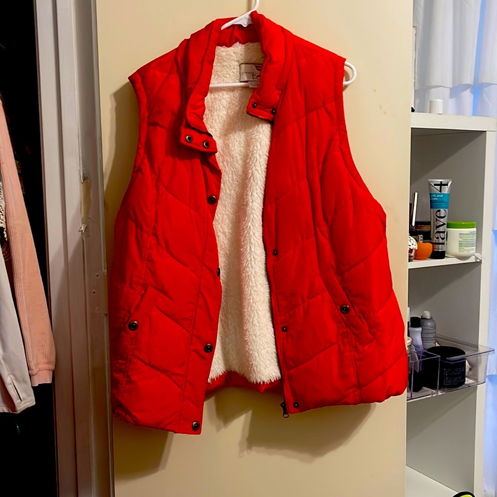 Bright Orange Winter Vest